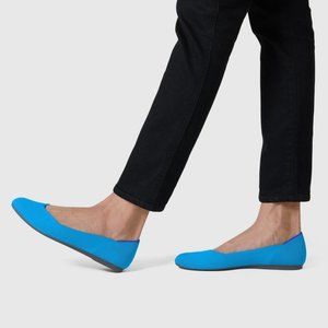 Like new Rothy's The Flat in Peacock electric blue